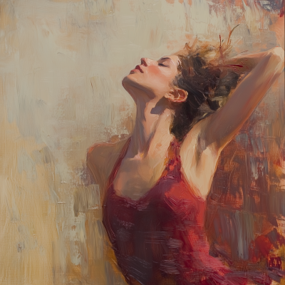 Impressionist Dancer Portrait