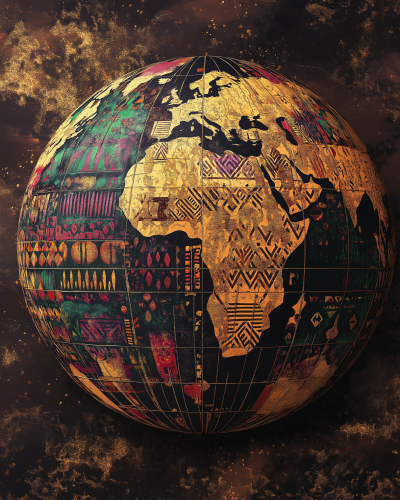 Afrocentric World Map