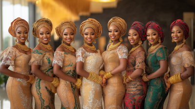 Elegant African Hostesses