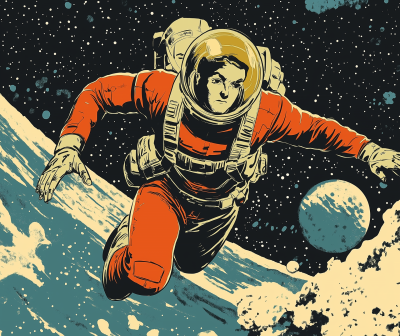 Vintage Sci-Fi Comic