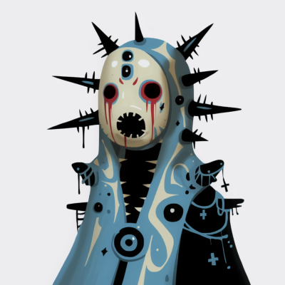 Satanic Priest Illustration