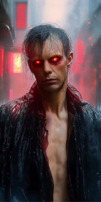 Cyberpunk Man Illustration