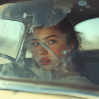 Girl in a Car