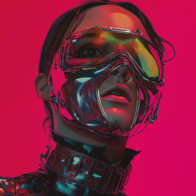 Cyberpunk Woman Portrait