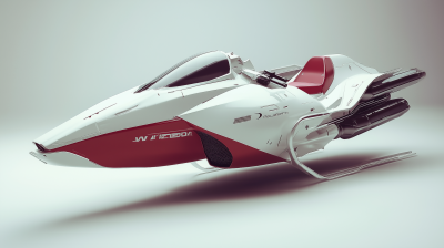 Futuristic Yamaha Hovering Bike