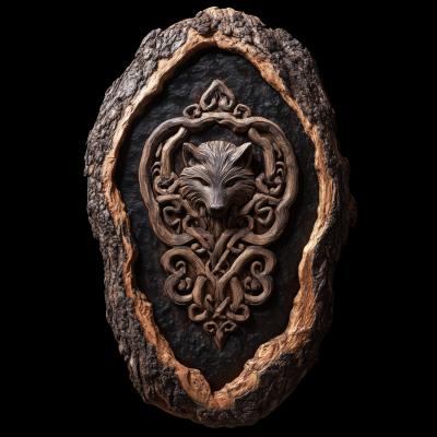 Slavic Wooden Talisman