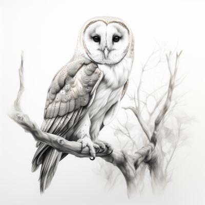 Barn Owl Illustration