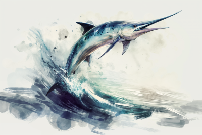 Jumping Swordfish