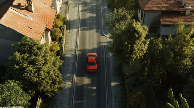Bird’s Eye View of a Car