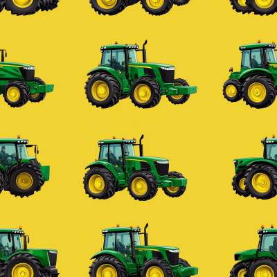 Vibrant Tractor Pattern