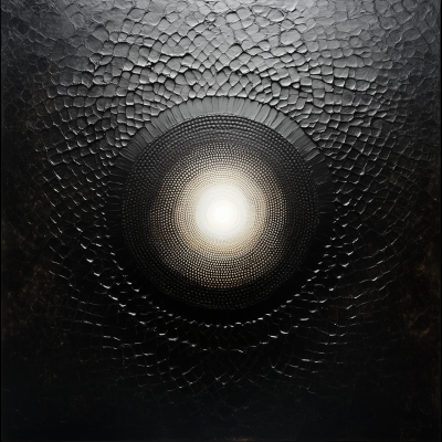 Abstract Black and White Harmony