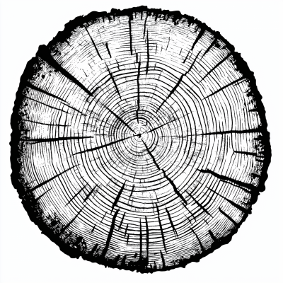 Wood Grain Tree Ring