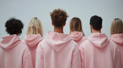 Pastel Pink Hoodies