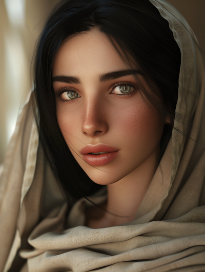 Arab Girl Portrait