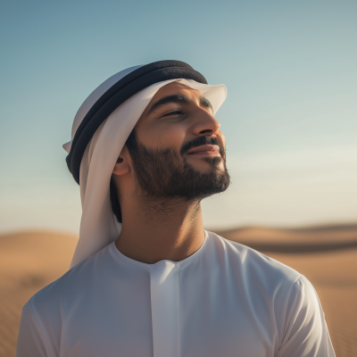 Emirati Man in Desert