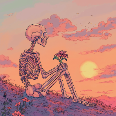 Skeleton’s Sunrise Admiration