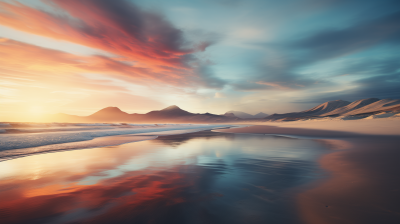 Drakes Beach at Dusk