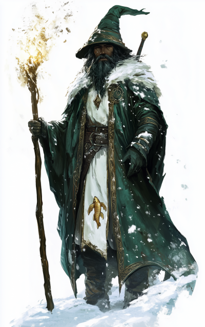 Full Body Portrait of a Tall Figure