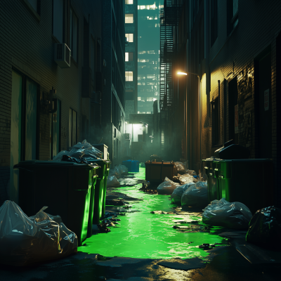 Glowing Alley Nightmare