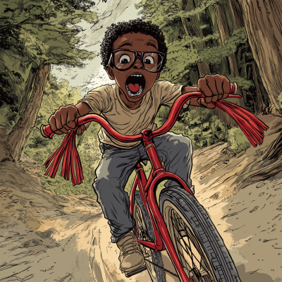 Character Art of a Black Nerd