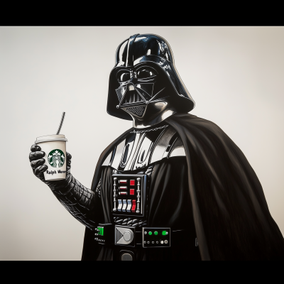 Darth Vader Coffee Moment