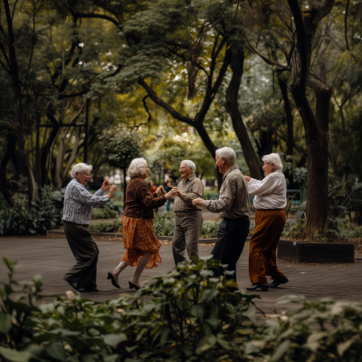 Joyful Dance in the Park