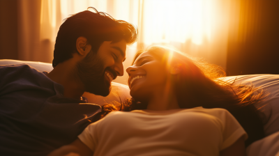 Couple in Hotel Room