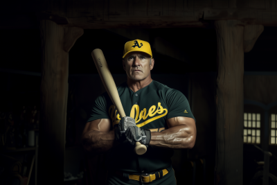 Comically Tight Baseball Jersey
