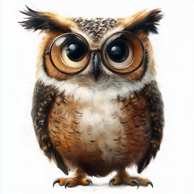 Wise Owl Character