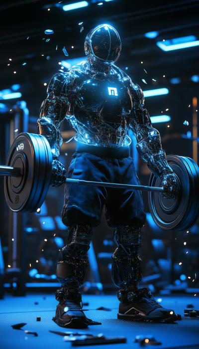 Cyborg in Hip Hop Style