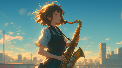 Sunset Saxophone Serenade