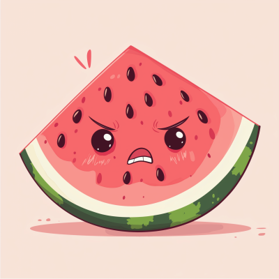 Kawaii Watermelon Slice