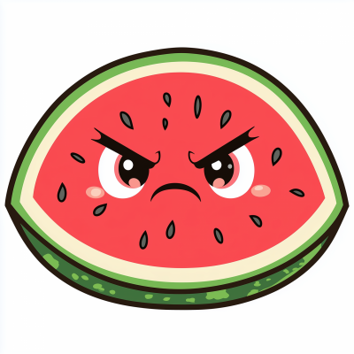 Kawaii Watermelon Slice