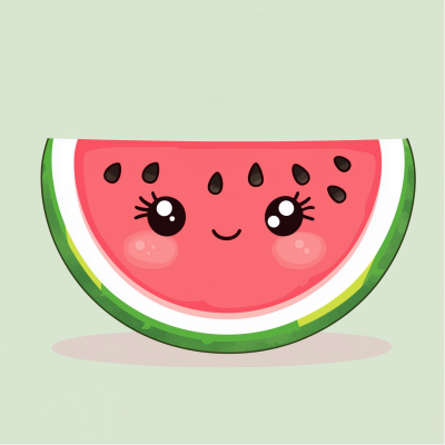 Cute Watermelon Slice