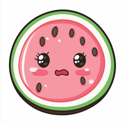 Kawaii Watermelon Slice