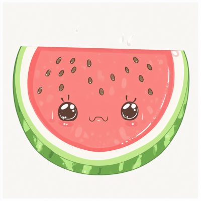 Cute Watermelon Clipart