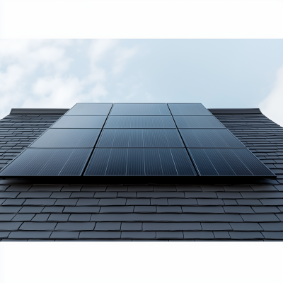 Modern Solar Panel Installation