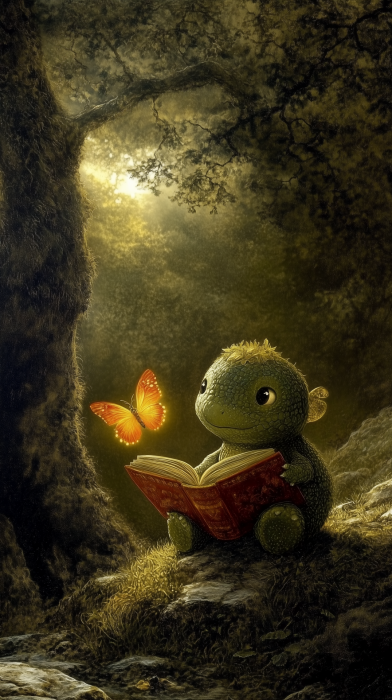 The Magical Dinosaur and the Golden Butterfly
