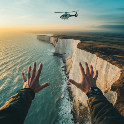 Suspended Over the Cliffs