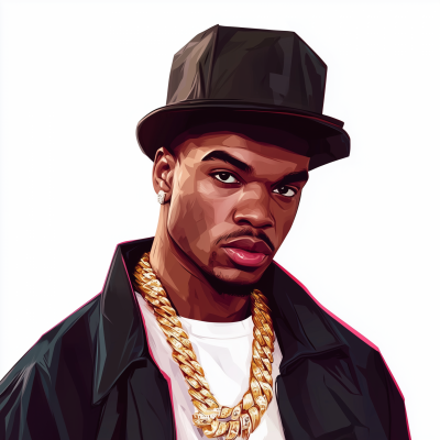 80s Hip Hop Portrait