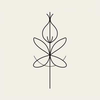 Minimalistic Pilates Studio Logo