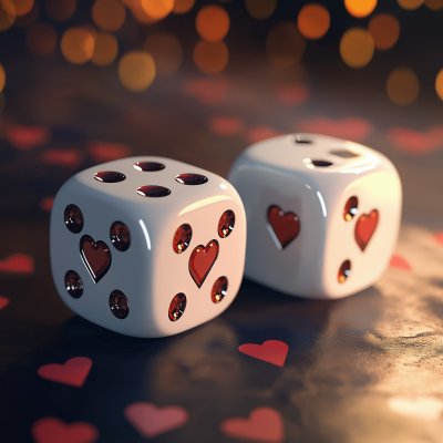 Dice with Hearts