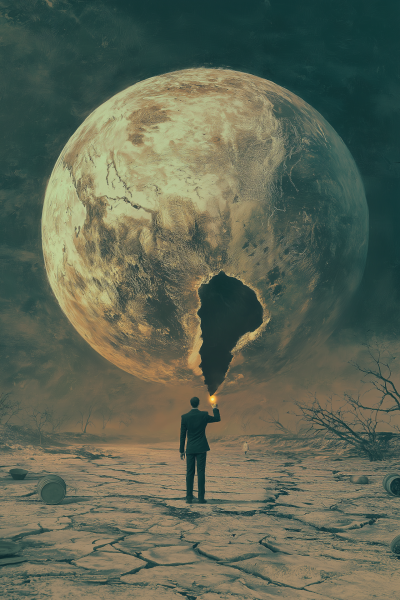 Lonely Desert Figure