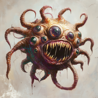 Handpainted Beholder