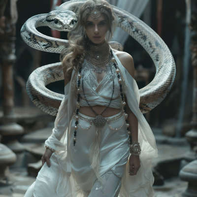 Goddess and Serpent