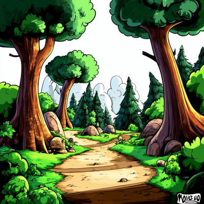 Whimsical Forest Trail