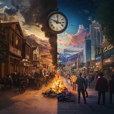 Time Slip Between Eras