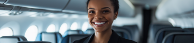 Friendly Flight Attendant