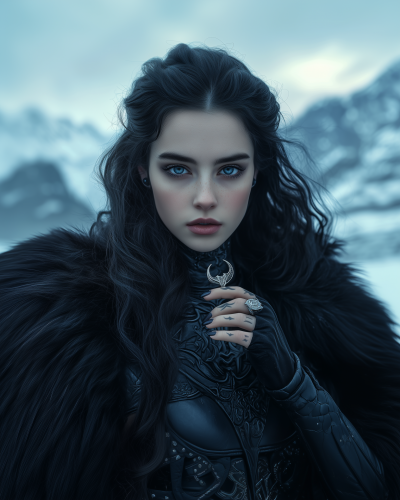 Enchanting Warrior in Twilight