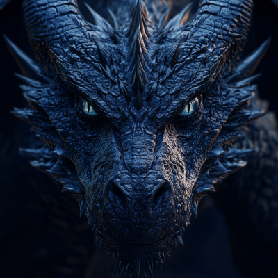 Majestic Dragon Head
